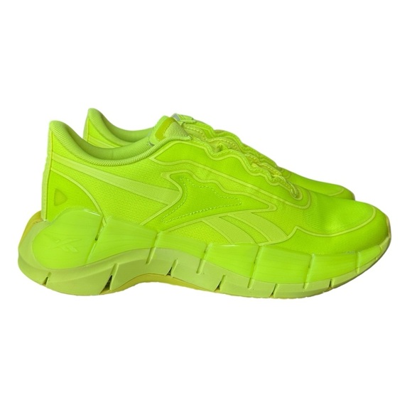 NIB Reebok x Victoria Beckham Zig Kinetica Sneaker Neon Solar Yellow Wmn 9 $220 - Picture 3 of 10